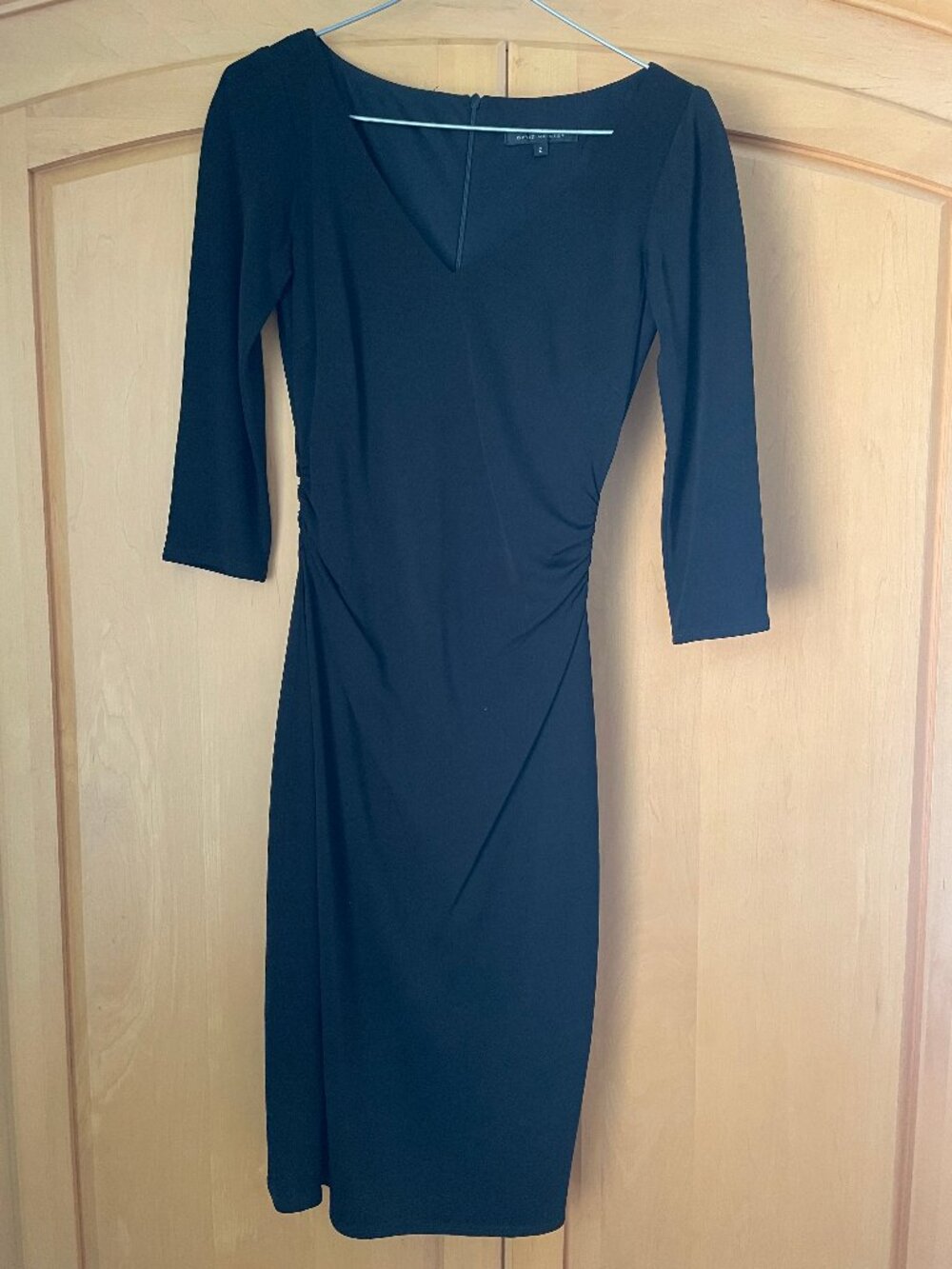David Meister black cocktail dress size 2